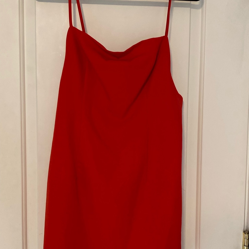 Twice worn red mini dress